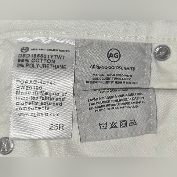 AG Adriano Goldschmeid The Prima Ankle Jeans Women's Size 25R - Picture 11 of 12